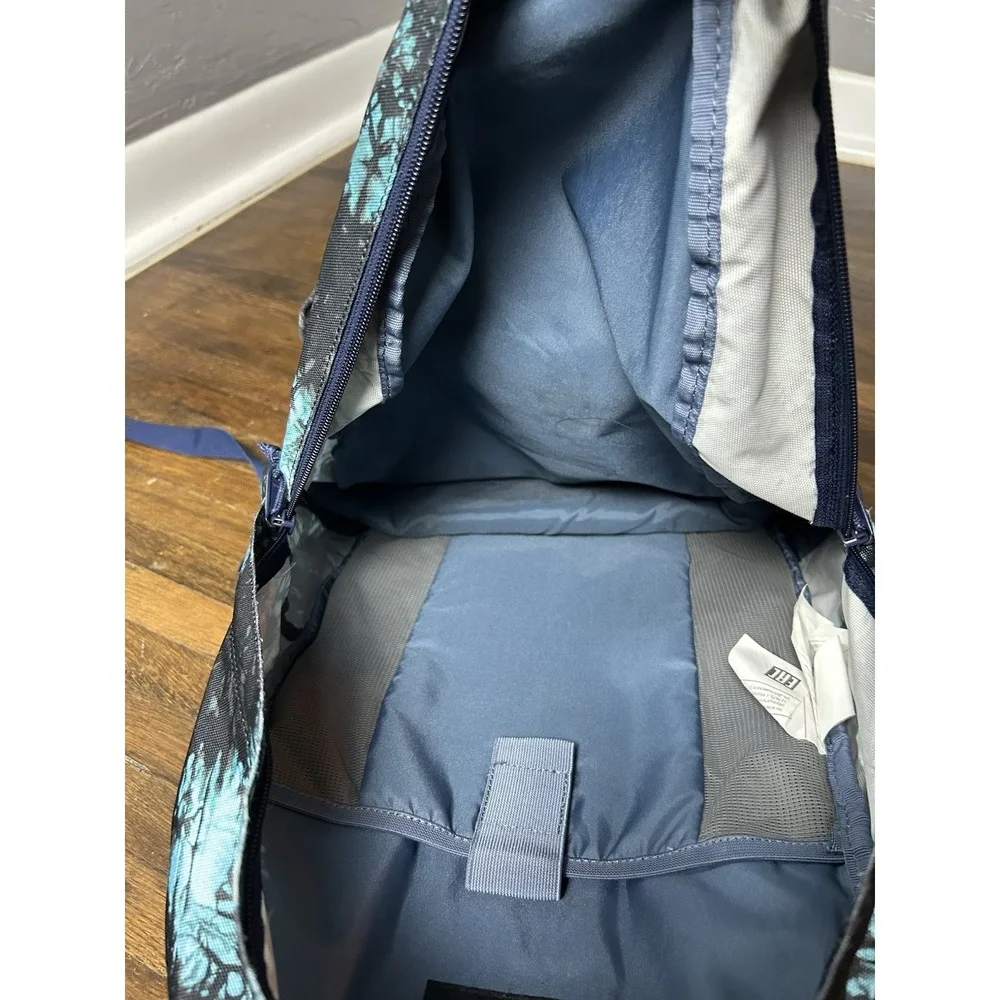 Burton Multi Colored Blue Backpack Adjustable Straps Some Staining Shown In Pics